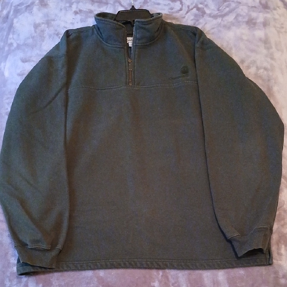 Carhartt Other - Carhartt Men's Quarter Zip-Up Sweater - Olive Green